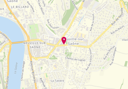 Plan de COUSYN Anne Laure, 3 Rue Pollet, 69250 Neuville-sur-Saône