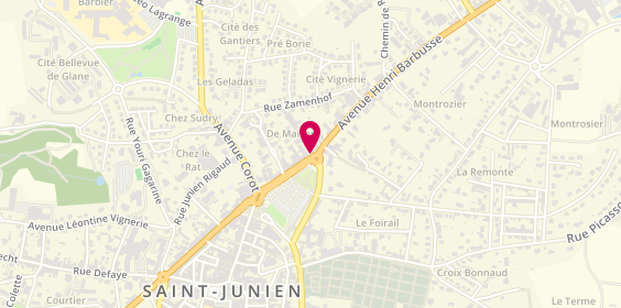 Plan de BOUYGE Agnès, 31 Bis Avenue Henri Barbusse, 87200 Saint-Junien