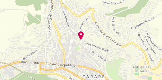 Plan de BAFFET Charlotte, 18 Rue du Dr Guffon, 69170 Tarare