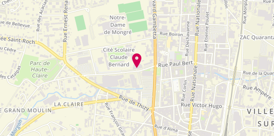 Plan de BERLIET Marine, 124 Rue Philippe Héron, 69400 Villefranche-sur-Saône