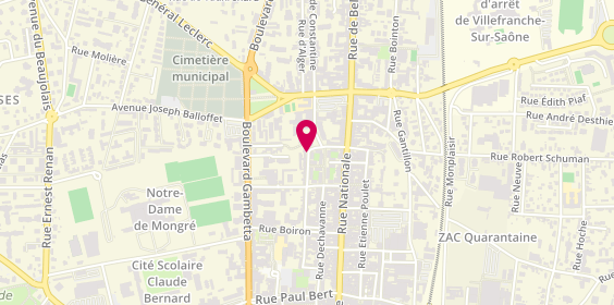 Plan de CHIVOT Caroline, 355 Rue des Remparts, 69400 Villefranche-sur-Saône