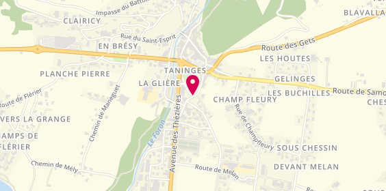 Plan de SAGE Benoîte, Maison Medicale
129 Rue des Corsins, 74440 Taninges