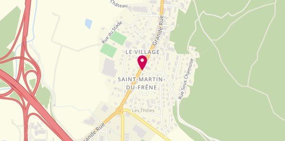 Plan de ROLANDEZ Sophie, Cabinet d'Orthophonie
1 Route de Chamoise, 01430 Saint-Martin-du-Frêne