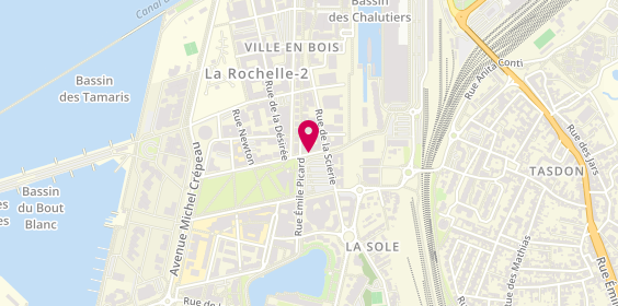 Plan de HOURCAILLOU Marie, 18 Avenue Albert Einstein, 17000 La Rochelle