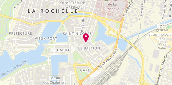 Plan de FOUCHIER Caroline, 61 Rue du Rempart Saint Claude, 17000 La Rochelle