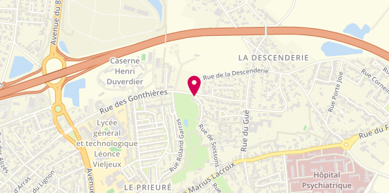 Plan de POETE Marine, 55 Rue de Soissons, 17000 La Rochelle