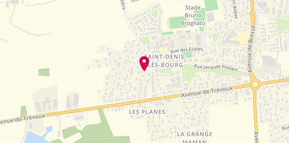 Plan de BARD RETY Edwige, Cabinet d'Orthophonie
209 Rue des Myosotis, 01000 Saint-Denis-lès-Bourg