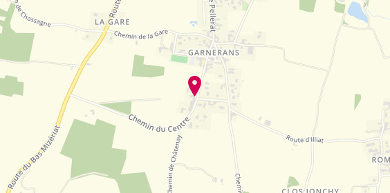 Plan de CLARY Céline, Cabinet d'Orthophonie
240 Chemin du Centre, 01140 Garnerans