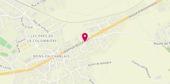Plan de Nathalie ROSSE Ameloot, Espace 89 27 Impasse Champs Gervais, 74890 Bons-en-Chablais