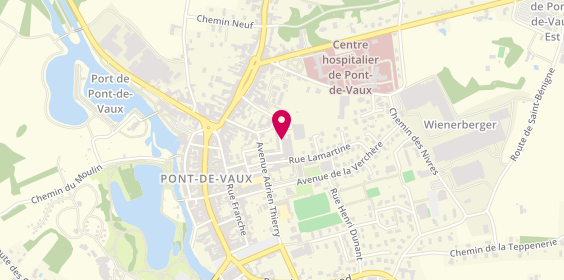 Plan de TOURAINE Marie Ange, Cabinet d'Orthophonie
33 Rue Peninguy, 01190 Pont-de-Vaux