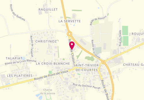 Plan de LEQUERTIER Camille, Cabinet Orthophonie Lequertier C
200 Route de Chalon, 01560 Saint-Trivier-de-Courtes