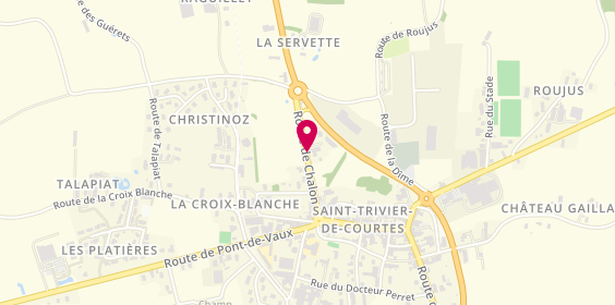 Plan de DONGUY Marilyne, Cabinet d'Oprthophonie
200 Route de Chalon, 01560 Saint-Trivier-de-Courtes