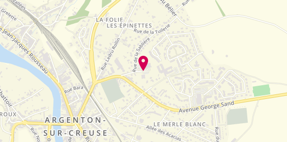Plan de DURAND Marie, Msp
M S P
1 Rue du Clos Saint Joseph, 36200 Argenton-sur-Creuse