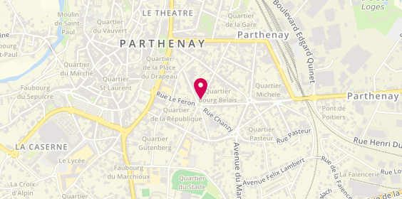 Plan de SAIDI Michèle, Cabinet de Soins en Ortho
45 Rue Gambetta, 79200 Parthenay