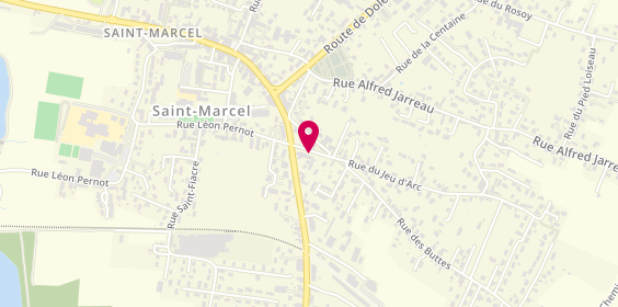Plan de JURION Marion, 2A Rue du Jeu d'Arc, 71380 Saint-Marcel