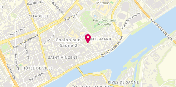 Plan de GROSFILLEY Julie, 17 Rempart Sainte Marie, 71100 Chalon-sur-Saône