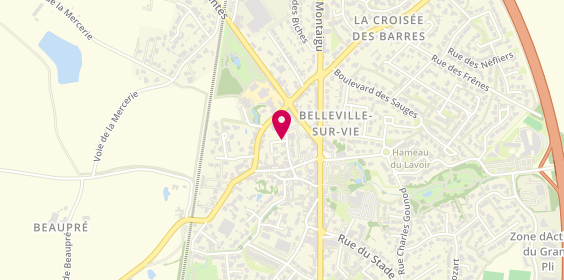 Plan de LE RAY Frédérique, 2 Allée Jules Ferry, 85170 Belleville-sur-Vie