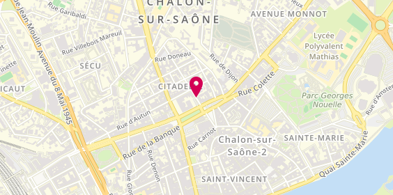 Plan de GUERRY Cendrine, 4 Rue Dr Mauchamp, 71100 Chalon-sur-Saône