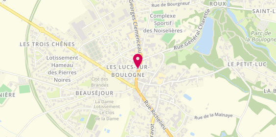 Plan de FALOURD Alice, 81 Rue Georges Clemenceau, 85170 Les Lucs-sur-Boulogne