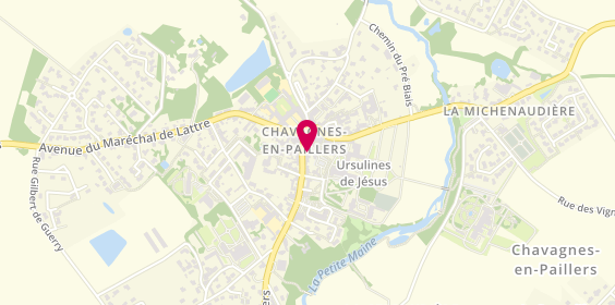 Plan de REGNIER Manon, 6 Place des Justes, 85250 Chavagnes-en-Paillers