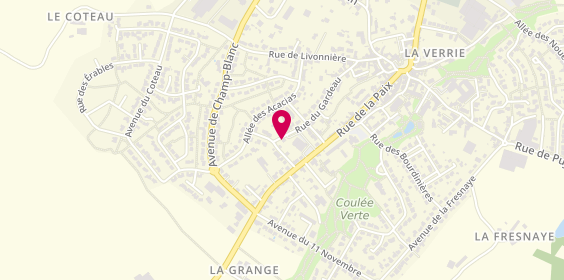 Plan de LUCAS Emeline, 2 Rue Gardeau, 85130 La Verrie
