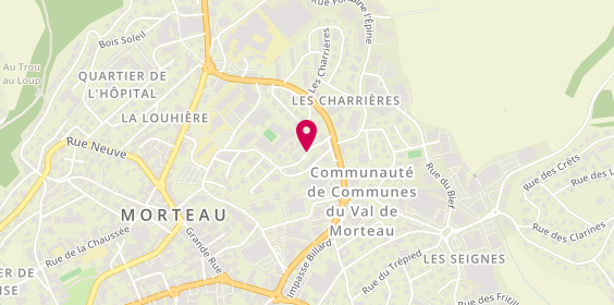 Plan de MONNOT Isabelle, Résidence Les Eaux Vives
25A Rue Charles de Gaulle, 25500 Morteau