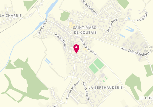 Plan de JADAUD Aurélie, 13 Impasse Caducee, 44680 Saint-Mars-de-Coutais