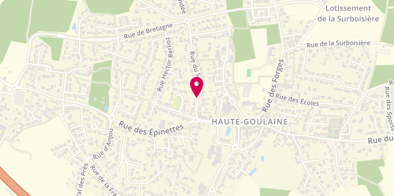 Plan de DE COMPTE Sabine, 2A Rue du Sablais, 44115 Haute-Goulaine