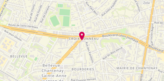 Plan de BELLIOT Emilie, 2 Place de la Croix Bonneau, 44100 Nantes