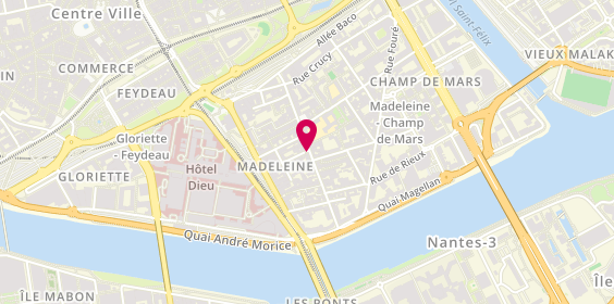 Plan de GLOUX MAHIEUX Maureen, 18 Rue des Olivettes, 44000 Nantes