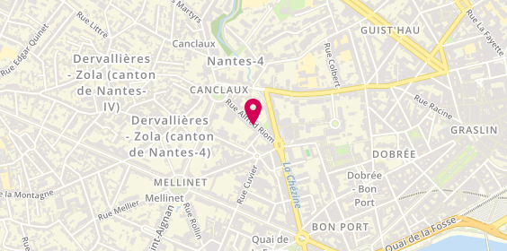 Plan de PREVERT Marie Joëlle, 15 Rue Alfred Riom, 44100 Nantes