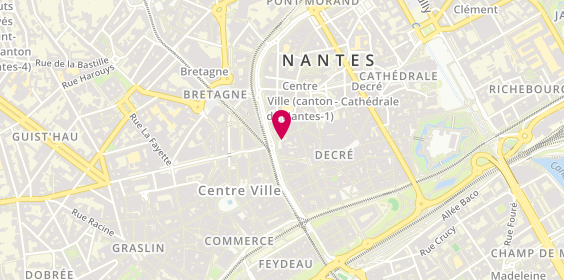 Plan de LEMOINE Valérie, 9 Rue des 3 Croissants, 44000 Nantes