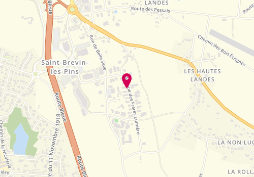 Plan de MEIGNANT Aurélie, Avenue des Freres Lumieres, 44250 Saint-Brevin-les-Pins