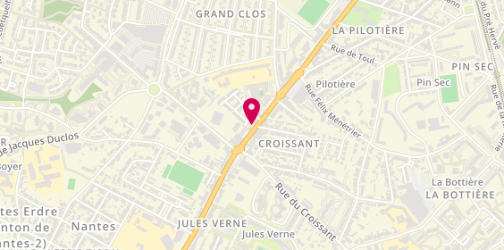 Plan de NAUX Elisabeth, 129 Bis Boulevard Jules Verne, 44300 Nantes