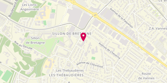 Plan de LAMBERT Claire, 7 Place des Thébaudières, 44800 Saint-Herblain