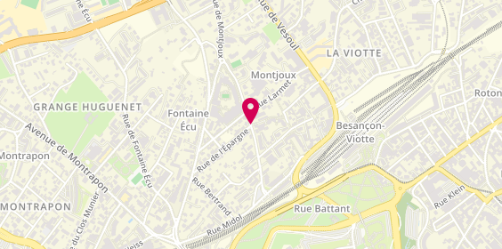Plan de ESTEVE Carole, Scm Gpr
20 Avenue du Commandant Marceau, 25000 Besançon