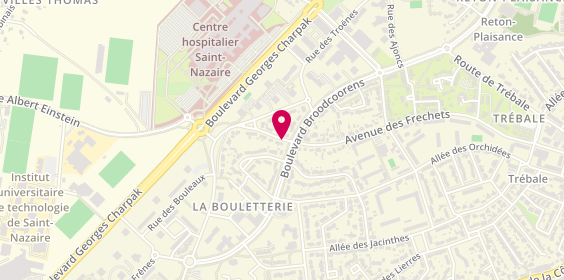 Plan de TOUCANE Fabienne, 131 Rue des Frechets, 44600 Saint-Nazaire