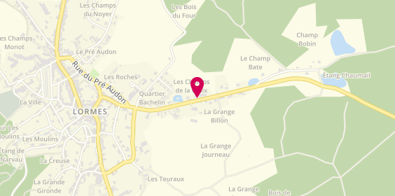 Plan de AGELINK VAN DE WIEL Annemarie, 13 Route de Brassy, 58140 Lormes