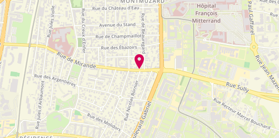 Plan de BRUELLE Christine, 81 Rue de Mirande, 21000 Dijon