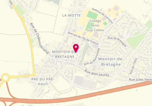 Plan de THOBIE Céline, 5 Rue Aristide Briand, 44550 Montoir-de-Bretagne