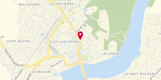 Plan de BICHON Valérie, Cabinet d'Orthophonie
16 Place Aristide Briand, 44240 Sucé-sur-Erdre