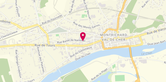 Plan de LEDAN Julie, 6 Rue Basse de Nanteuil, 41400 Montrichard