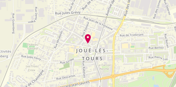 Plan de MAHE Juliette, 4 Rue Aristide Briand, 37300 Joué-lès-Tours