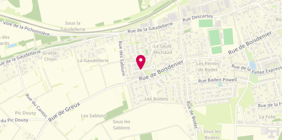Plan de DARMAGNAC Laura, 25 Rue Arthur Rimbaud, 37270 Montlouis-sur-Loire