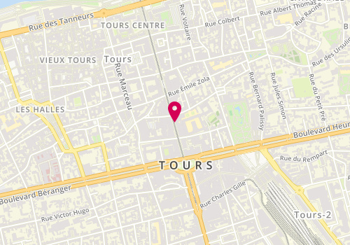 Plan de Tamiatto ZINAIDA, 78 Rue Nationale, 37000 Tours