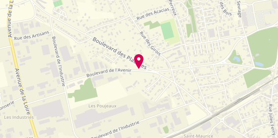 Plan de ROUSSEAU Aurélie, 29 Boulevard de l'Avenir, 37530 Nazelles-Négron