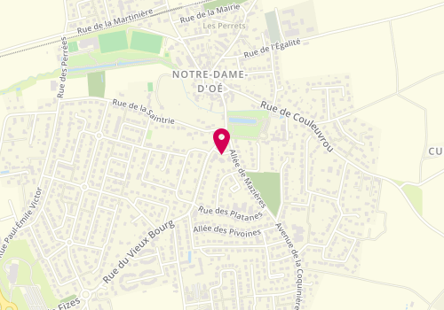 Plan de SAUMON Carine, Place Senghor, 37390 Notre-Dame-d'Oé