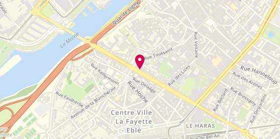 Plan de DUJONQUOIS Muriel, 5 Boulevard du Roi René, 49100 Angers