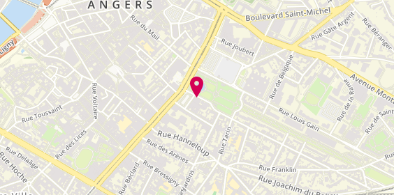 Plan de SAULAIS BOURGEOIS CAROLINE, 2 Rue du Quinconce, 49100 Angers