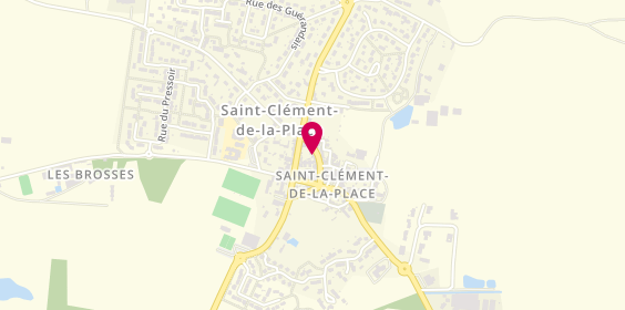 Plan de DELHOMME Marie, 1 Rue Principale, 49370 Saint-Clément-de-la-Place